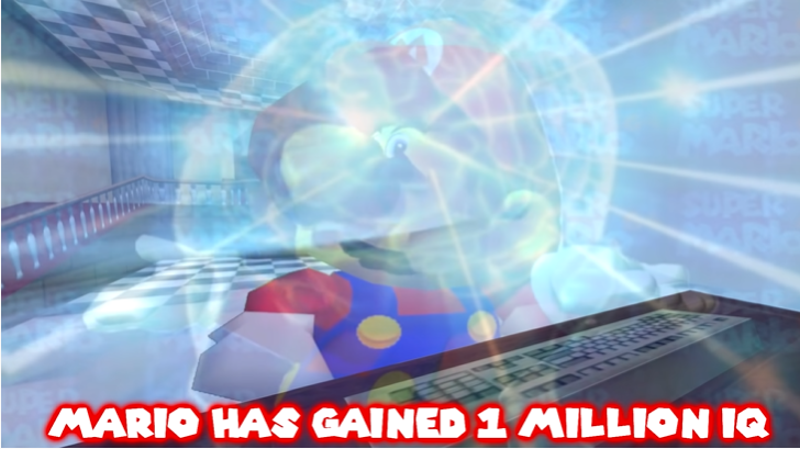 mario gained 1 million iq